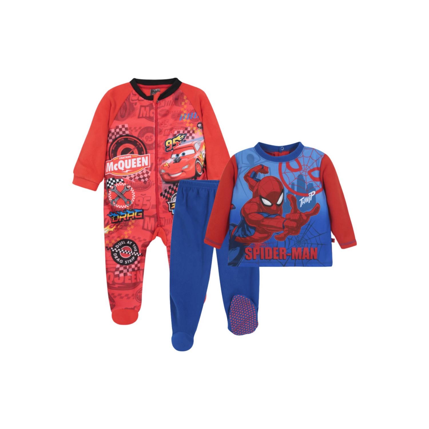 Pack de 2 pijamas - Rojo/Spiderman - NIÑOS