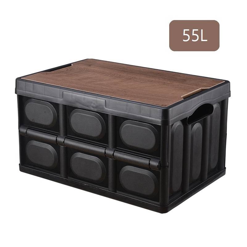 GENERICO - Caja Organizadora Plegable Multiuso Plástico Portable 55 L
