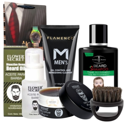 Kit Barba Forte Xeque Mate Barboterapia Inteligente Completo