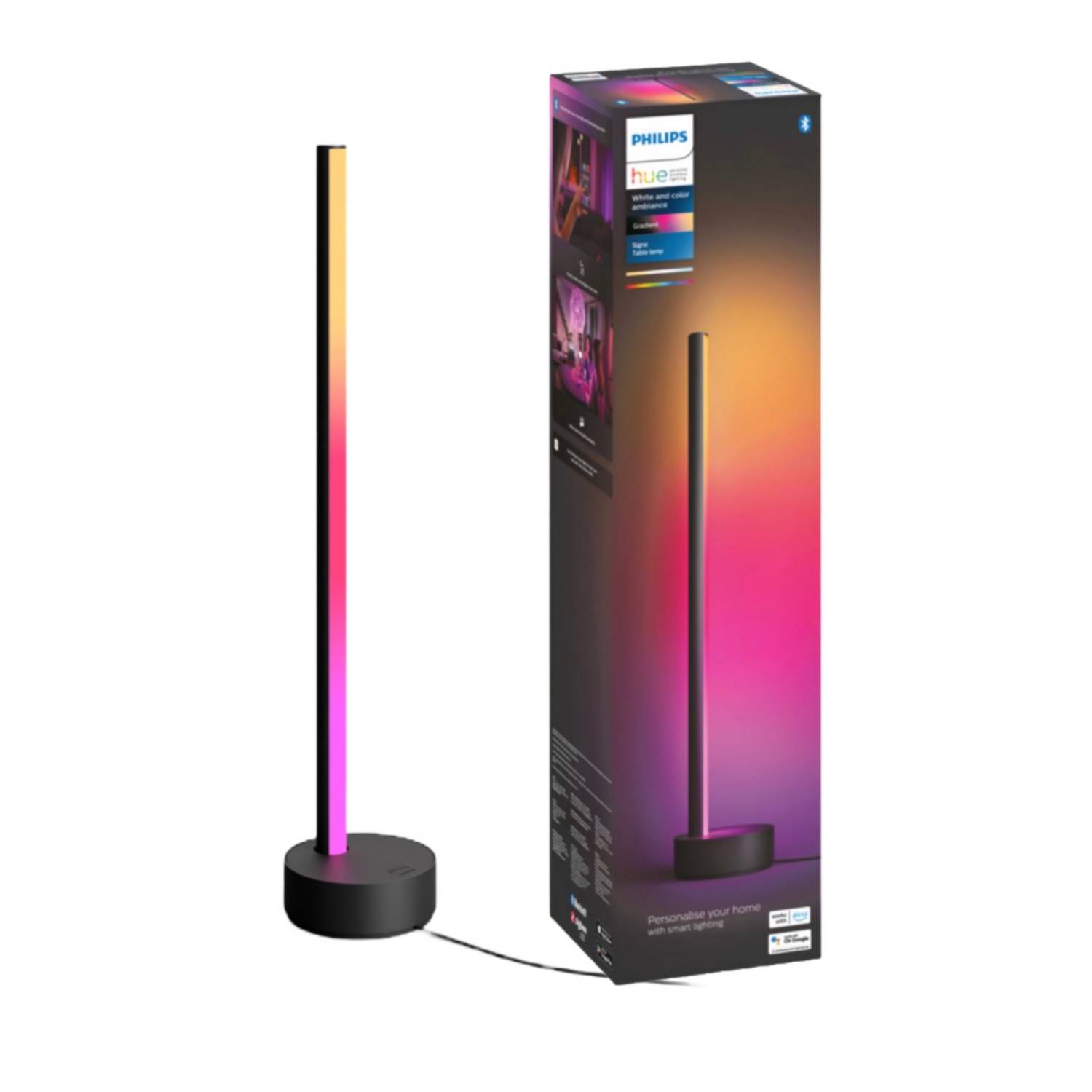 Philips - LED RGB Lámpara de mesa regulable Hue BLOOM 1xLED/7,1W/230V