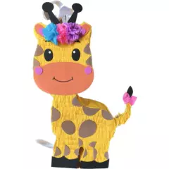 A - piñata  jirafa fiesta y decoración