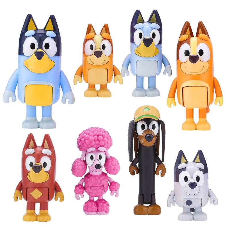 Figuras Mum Y Bingo BLUEY Pack x 2