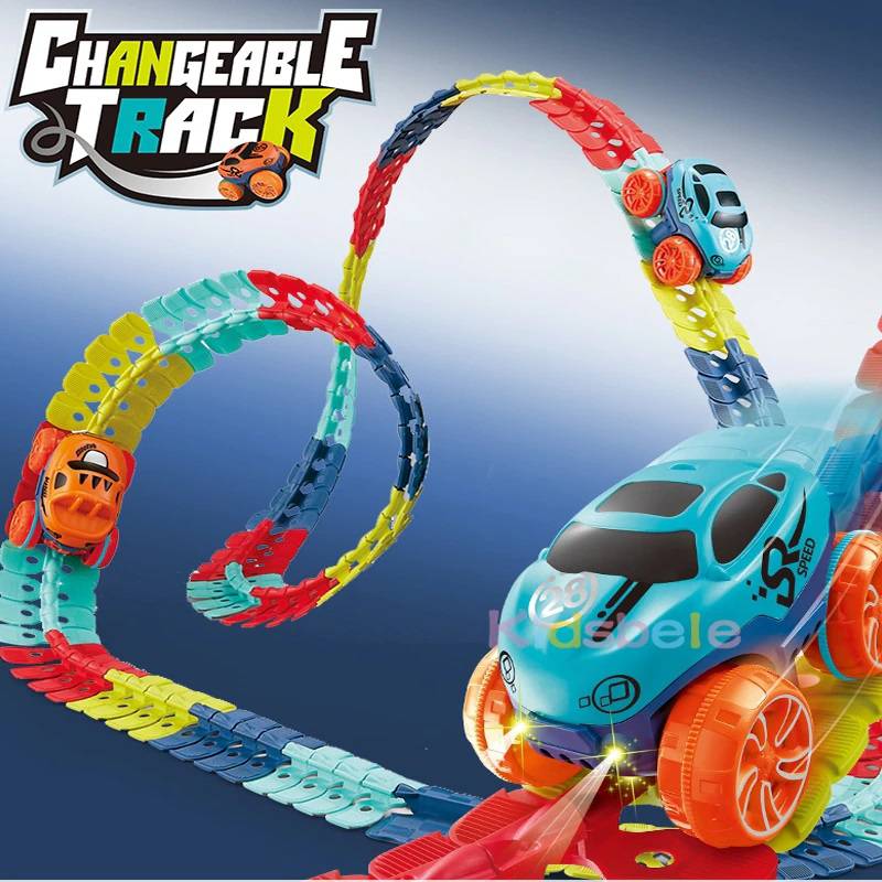 Coche para niños con Changeable Track de 92 piezas