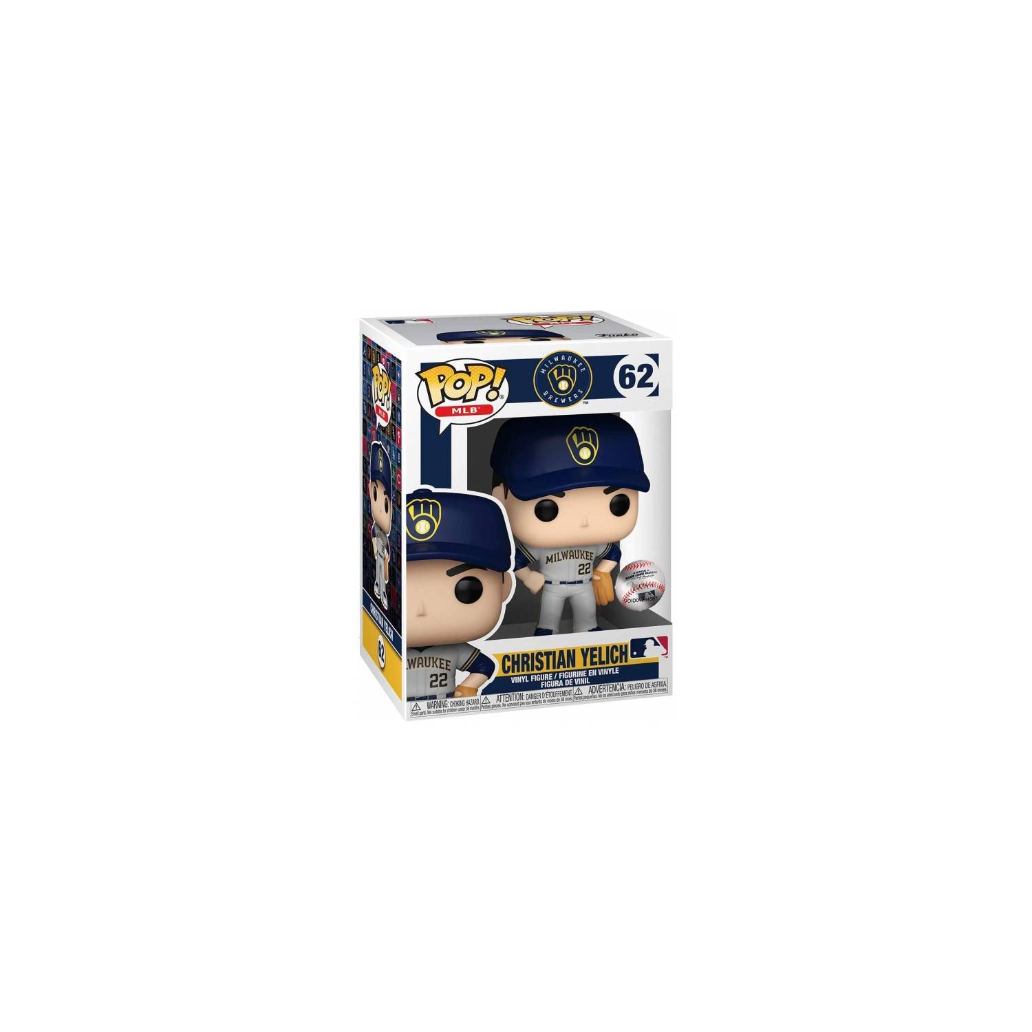 Christian Yelich (Road Uniform) Brewers Funko Pop! MLB