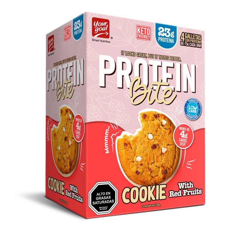 YOURGOAL - 4 Protein Bite Cookie With Red Fruits