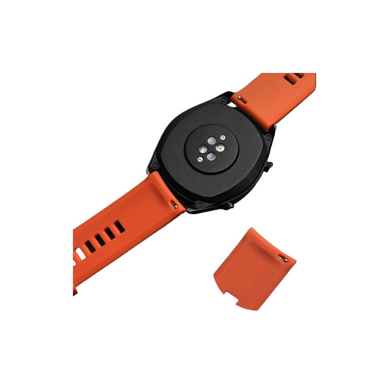 Para Garmin Forerunner 245 Correa de reloj de silicona de dos colores a  cuadros de 20 mm (amarillo + negro)