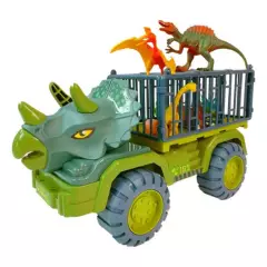 GENERICO - Camión Transporte con Dinosaurios para Niños - Triceratops…
