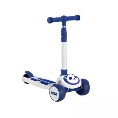 BABYLUNA - Scooter Infantil Premium Oso Panda Rueda Con Luces Azul…
