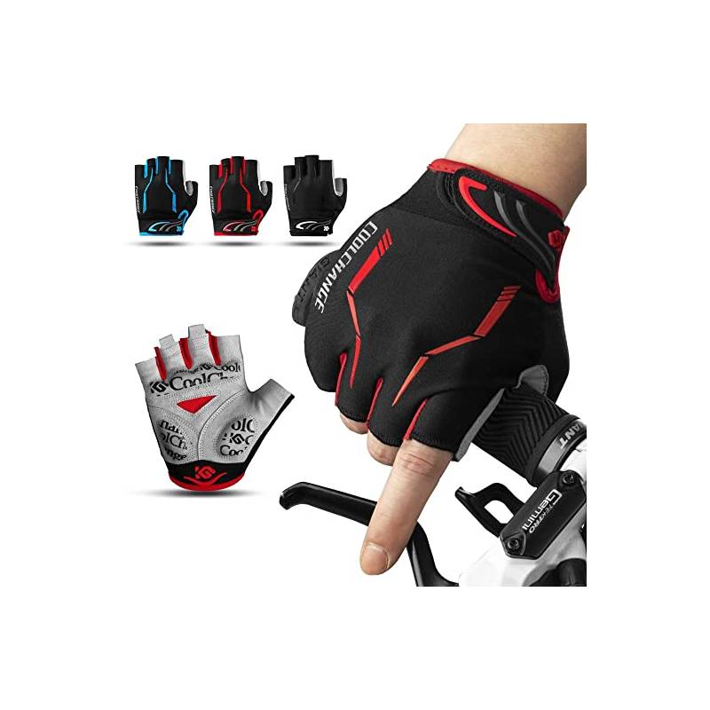 Guantes Ciclismo Bicicleta Dedos Cortos Con Palma Acolchada