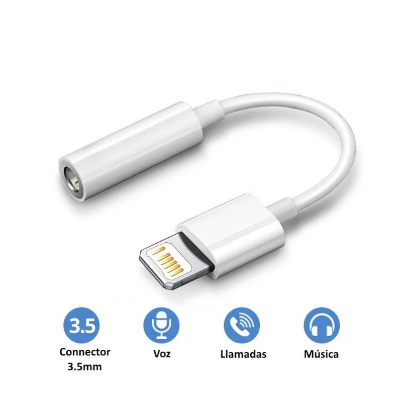 Adaptador Lightning a jack de 3.5 mm Apple - TGO SpA