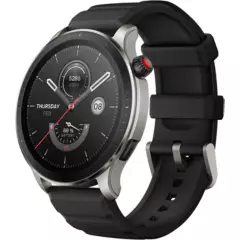 AMAZFIT - Smartwatch Amazfit GTR 4 GPS Dual-Band, Alexa, Llamadas Bluetooth-Negro