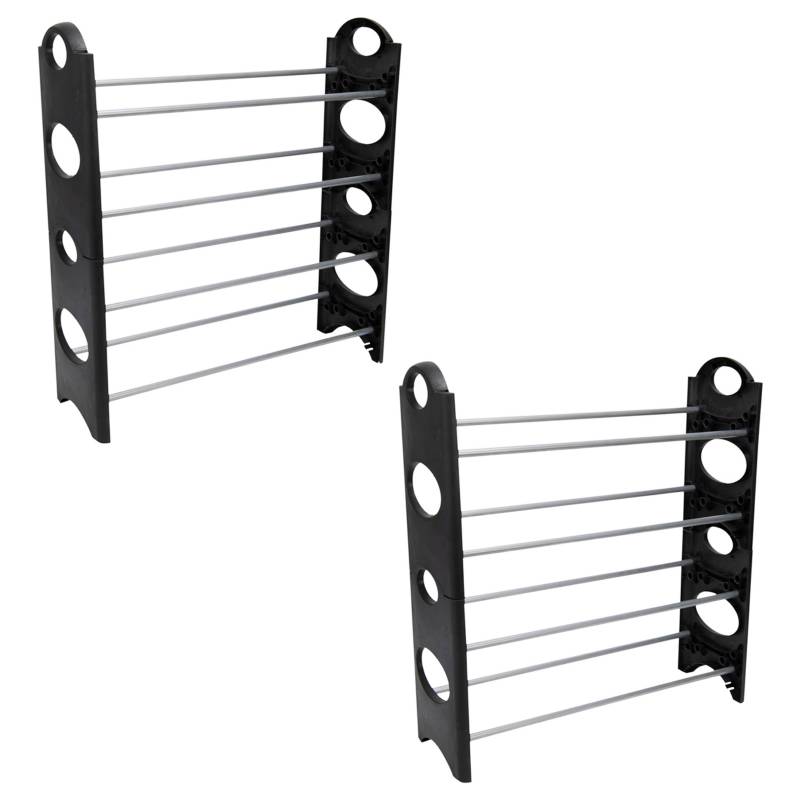 GENERICO Rack Organizador de Zapatos 12 Pares Apilable