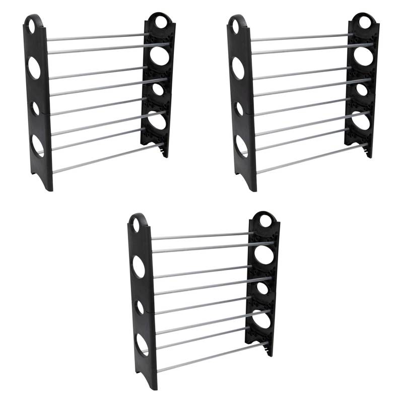 GENERICO Rack Organizador de Zapatos 12 Pares Apilable