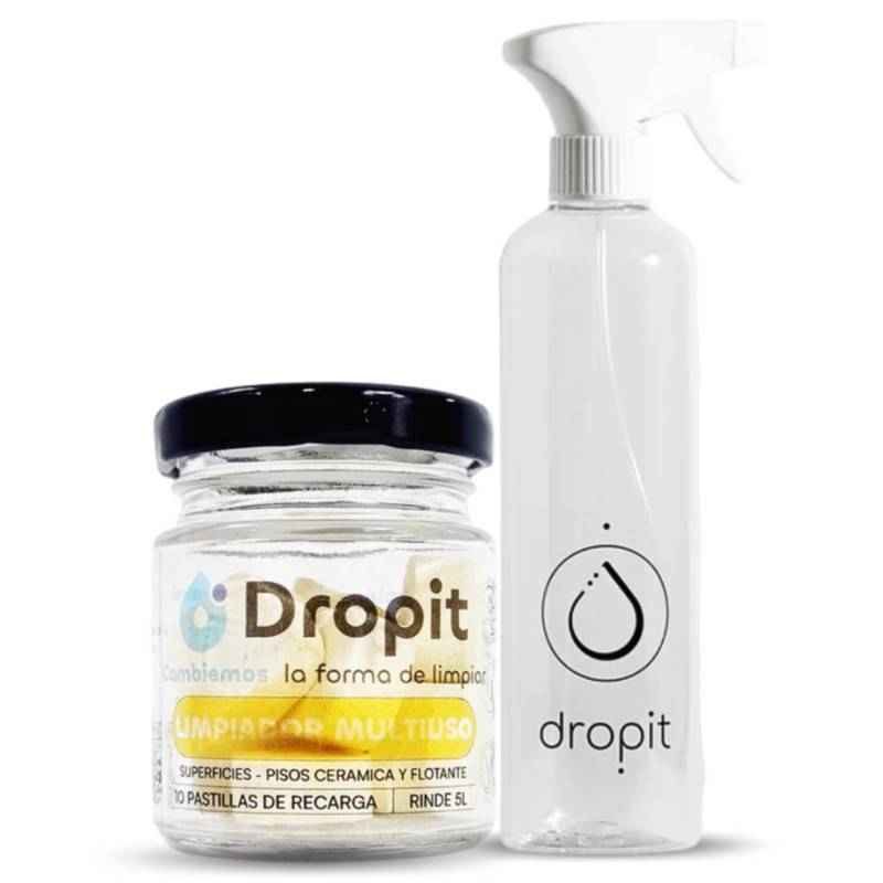 DROPIT - Limpiador Multiuso Premium Dropit - 10 Pastillas Rinde 5 Lt