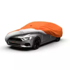 GENERICO - Cobertor Funda Para Auto Hatchback S - Wagen Garantía 2 Años. Color Naranjo. GENERICO