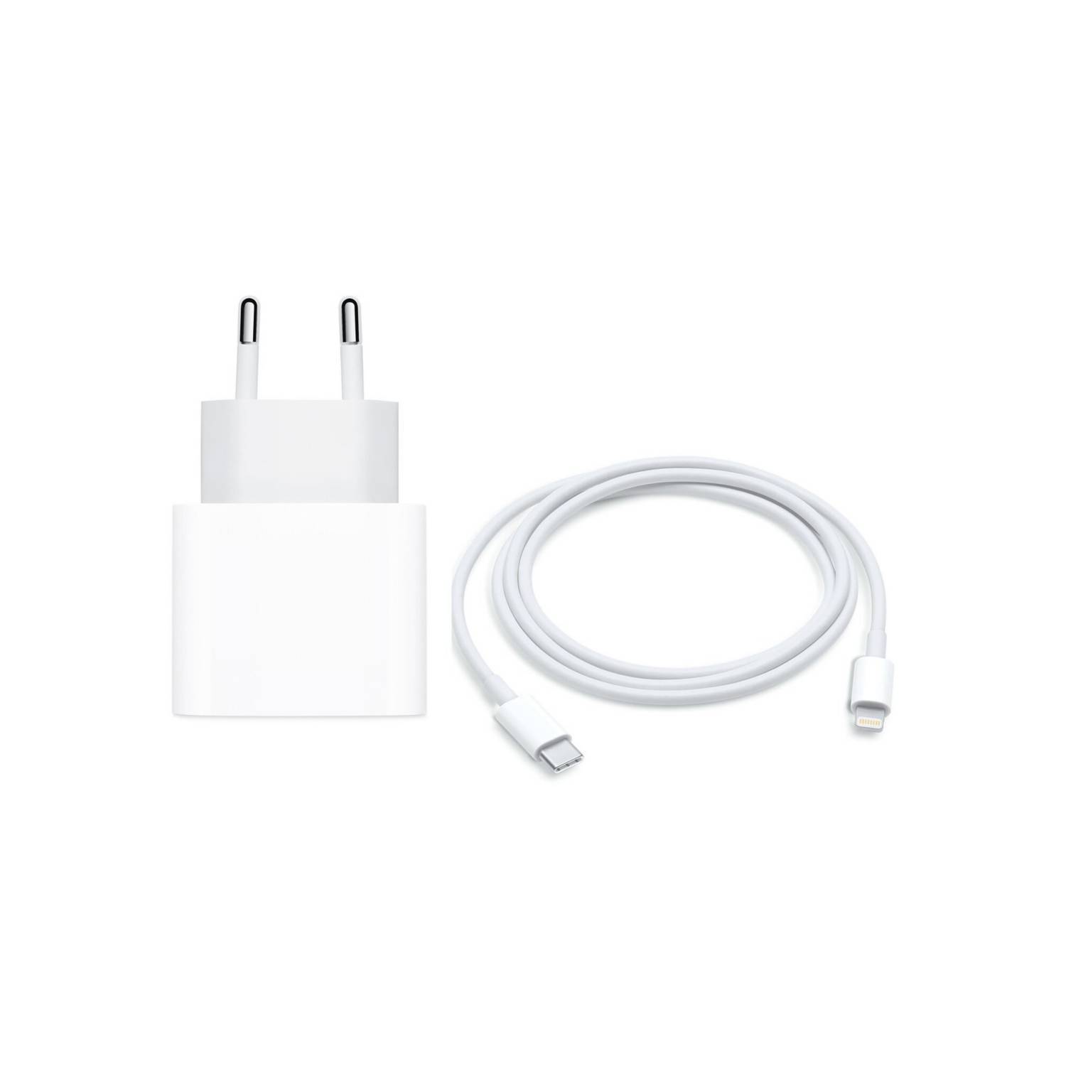 APPLE Cargador Apple USB-C 20W A2347 Original Con Cable C Lightning 1mt