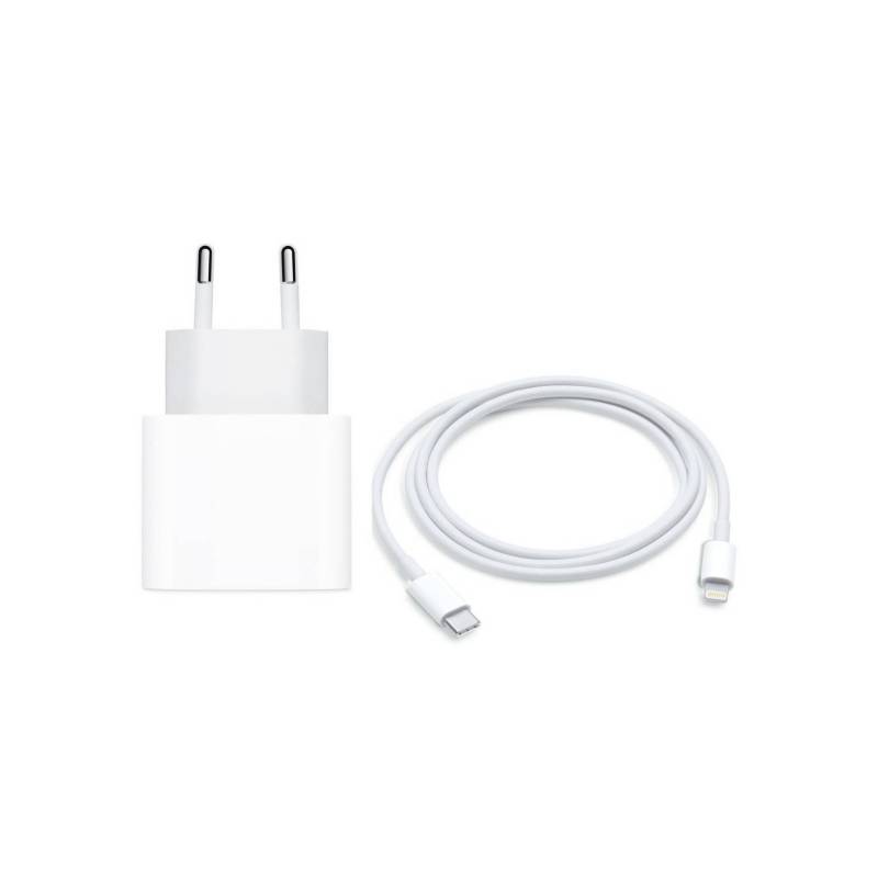 APPLE - Cargador Apple USB-C 20W A2347 Original Con Cable C Lightning 1mt