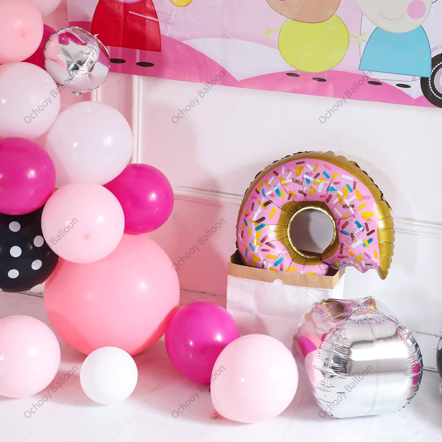 GENERICO set de cumpleaños decoración Peppa Pig