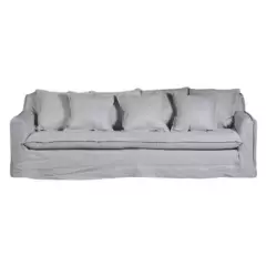 ARTSOFA - Sofa gema 220 mts gris claro-plata