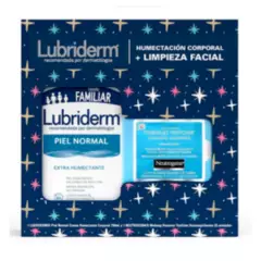 LUBRIDERM - Kit Lubriderm Crema Piel Normal 750 ml+ Toallitas Neutrogena