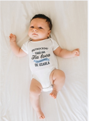 Body Bebé Estampado – Tengo una Tía Loca – – Babychitos