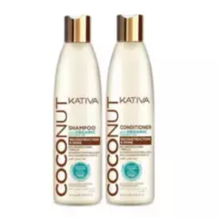 KATIVA - Pack Shampoo + Acondicionador Kativa Coconut  Reconstruccion 250ml