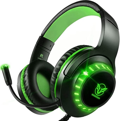 GENERICO Audifonos Auriculares A5 Gamer Cable Usb Led headset gamer.