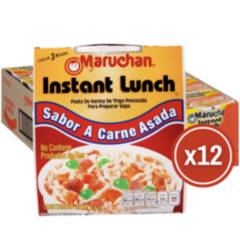 MARUCHAN - Sopa Instantánea Maruchan Sabor Carne Asada - Pack X12