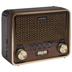 GENERICO - Radio Portatil Mini Retro Bluetooth Audiolab Vintage Usb Sd