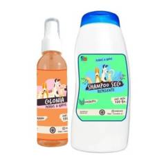 MASCOKITS - Kit Para Gato Shampoo Seco  Colonia Durazno-Eucalipto