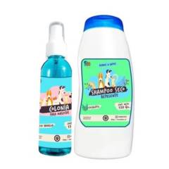 MASCOKITS - Kit Para Gato Shampoo Seco  Colonia Coco-Eucalipto