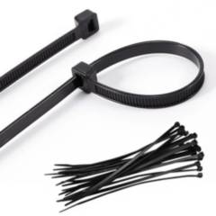 GENERICO - Amarra Cable 150 x 3.6 mm Negra (Bolsa 100 Unidades)