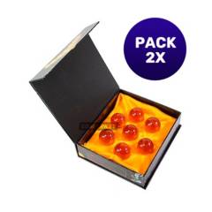 SDFIT - Pack 2x Esferas Del Dragon Dragon Ball Z 4.5 Cm Set Con Caja…