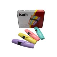 ISOFIT - Set Destacadores Isofit Colores Pasteles 12 Unidades