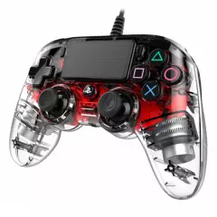 NACON - Control Nacon PS4 Wired Illuminated Compact  Rojo