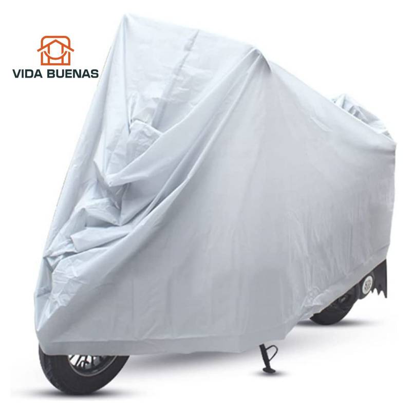 GENERICO - Funda Cubre Bicicleta Moto Carpa 100 impermeable Talla L UV…