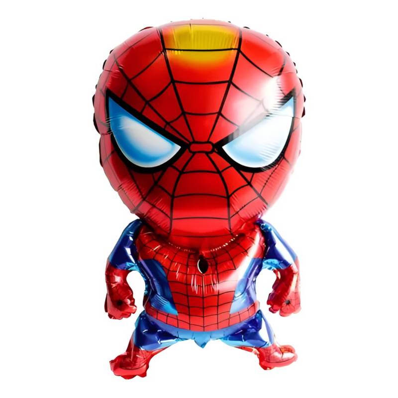 Set Decoración Cumpleaños Spiderman Globos Látex Metalizados