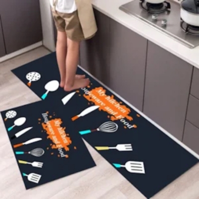 Set 2 alfombra cocina piso