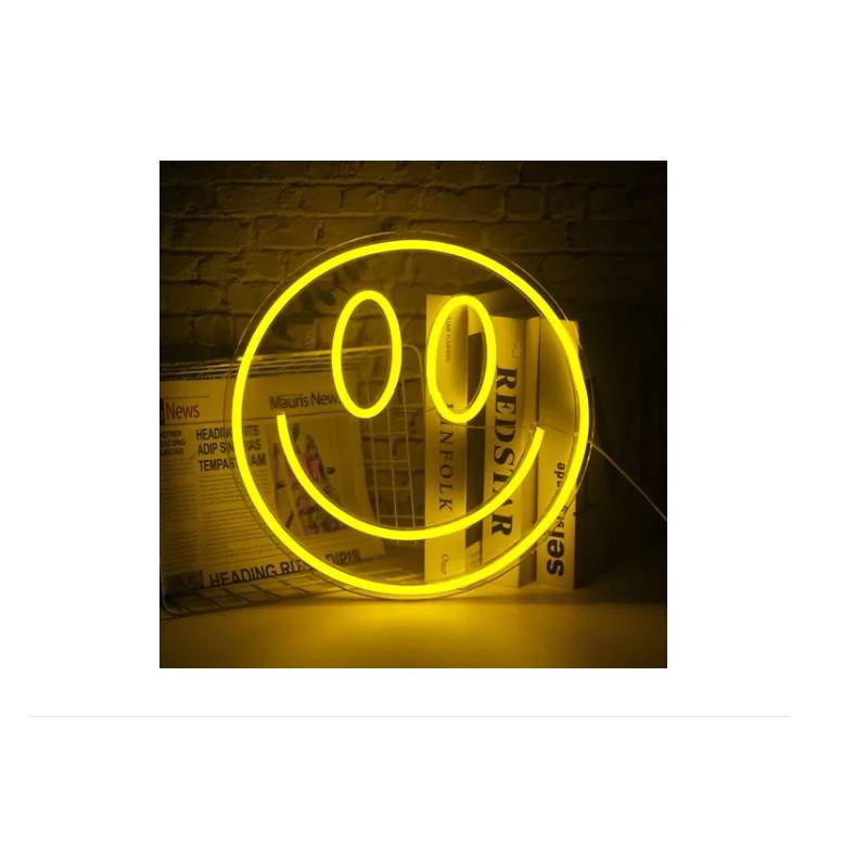 Letrero Led Ne n Emoji Carita Feliz Luminoso GENERICO Linio Chile