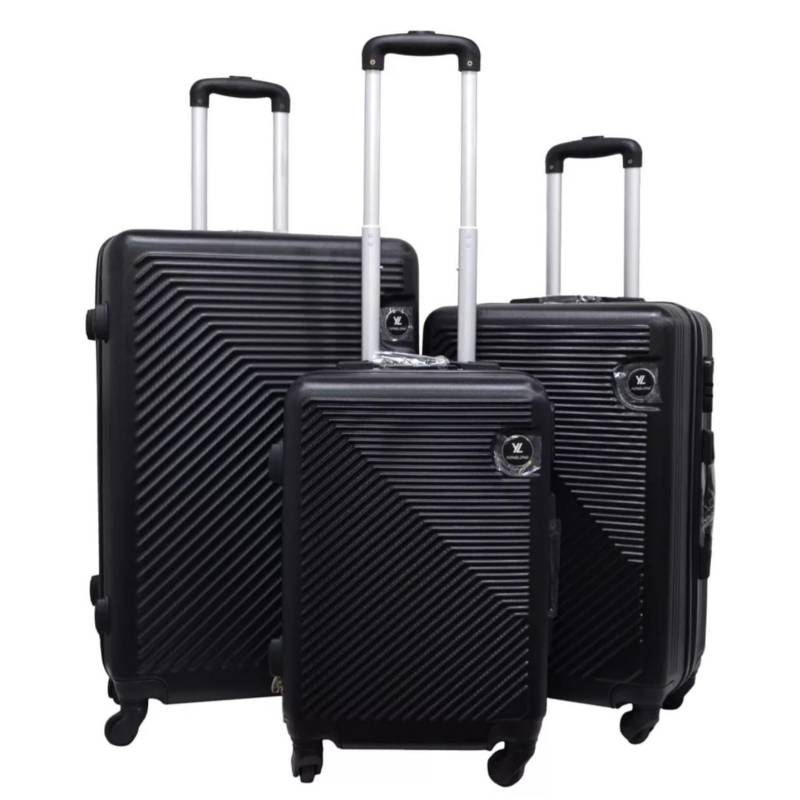 Maleta Negro trolley con ruedas