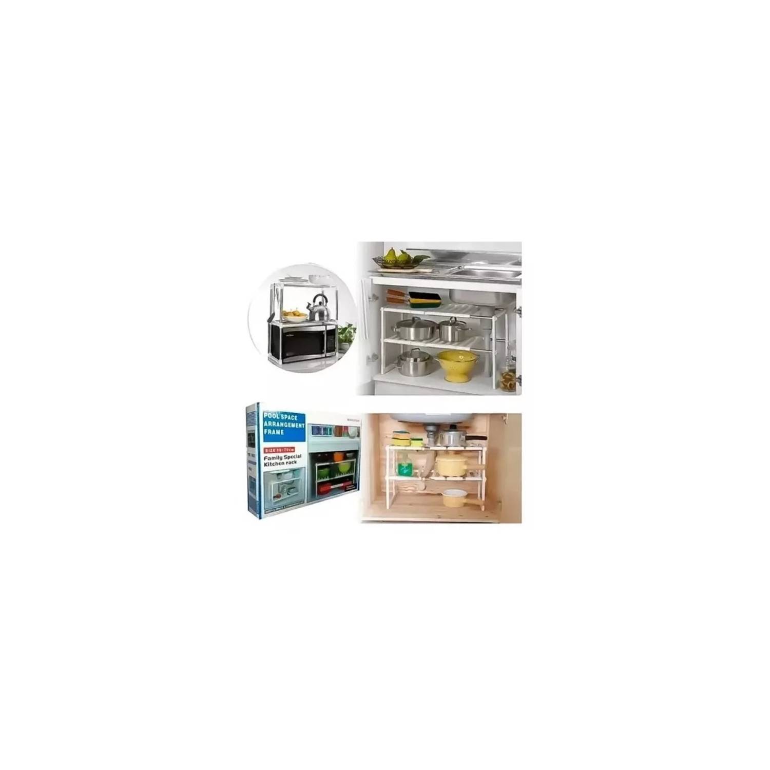 GENERICO Organizador Multifuncional Cocina Hogar Repisa Ajustable