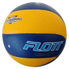 FLOTT - Balón Voleibol Flott Ultra Soft laminado N°5 Azul-Amarillo