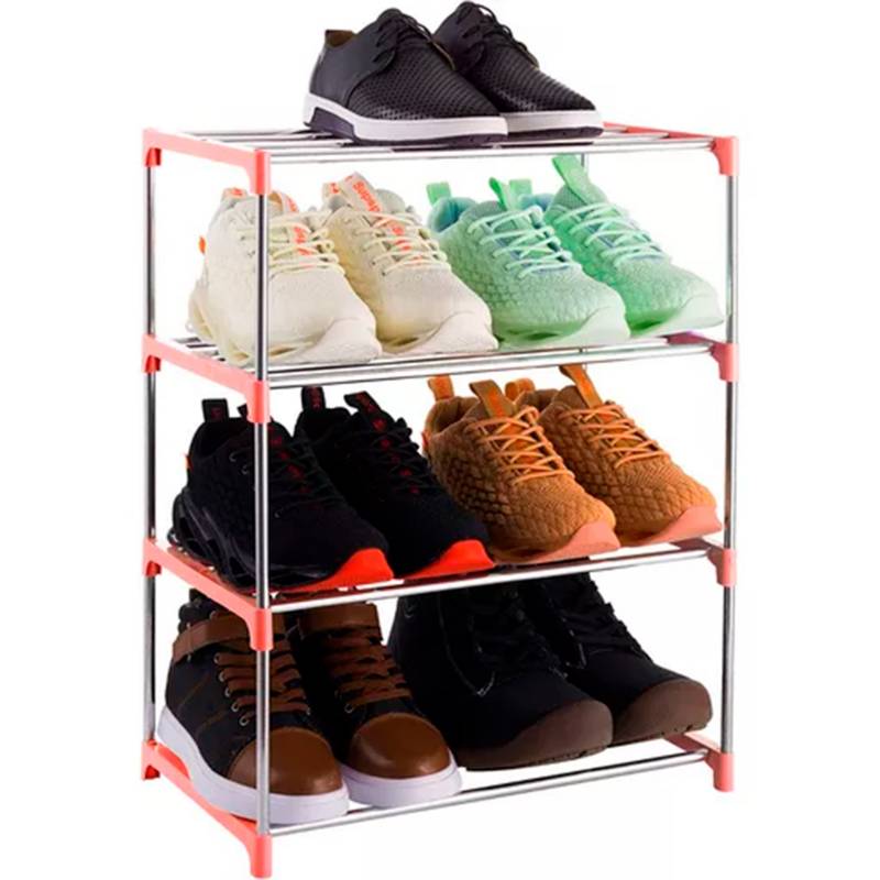 GENERICO Rack Organizador de Zapatos 12 Pares Apilable