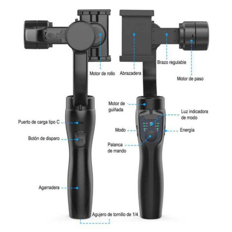 Palo Selfie Stick Estabilizador para Smartphone y Gopro GENERICO