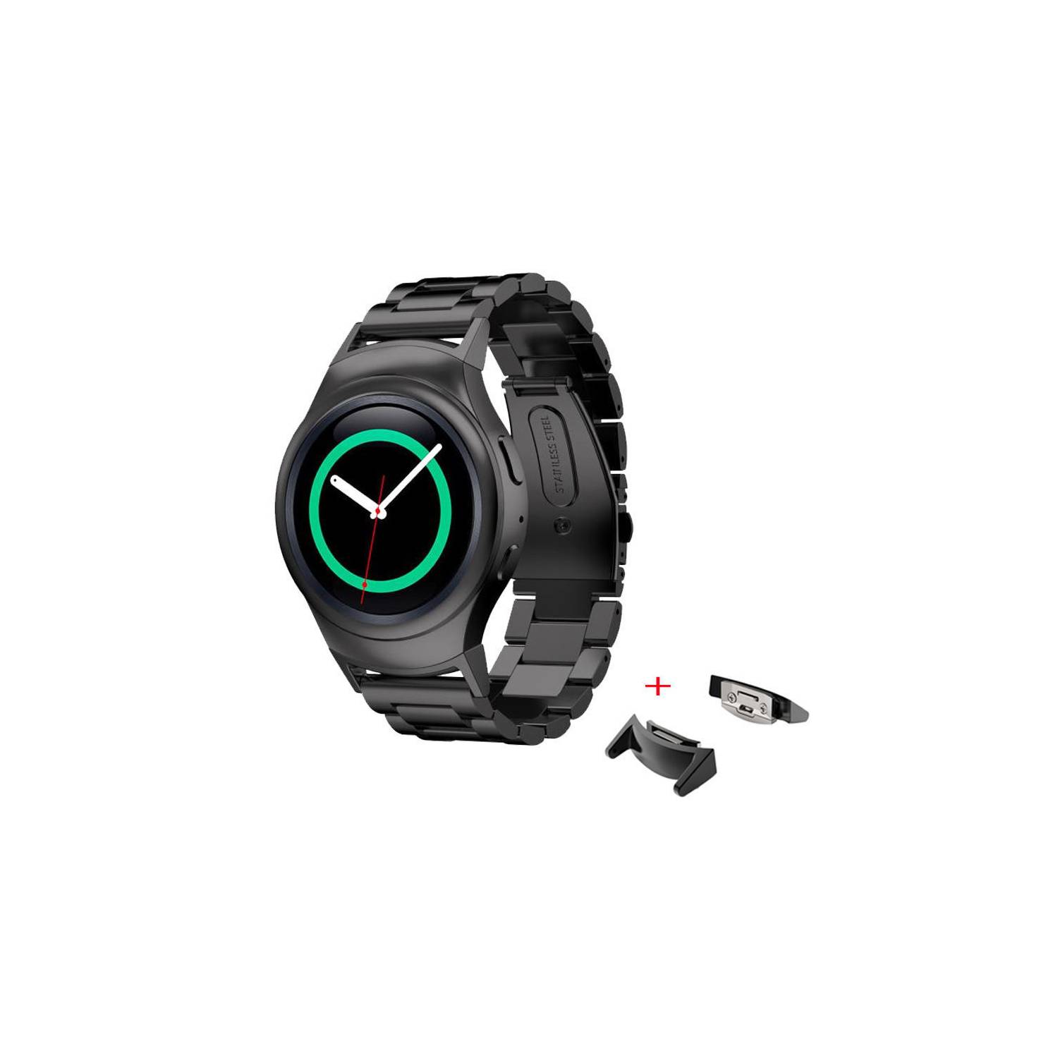 GENERICO Correa Acero Para Amazfit Gtr 4 3 2 47mm Ajustador.