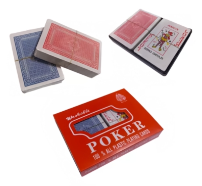 GENERICO Cartas Poker Carioca Naipe Ingles Plastificado Juego De