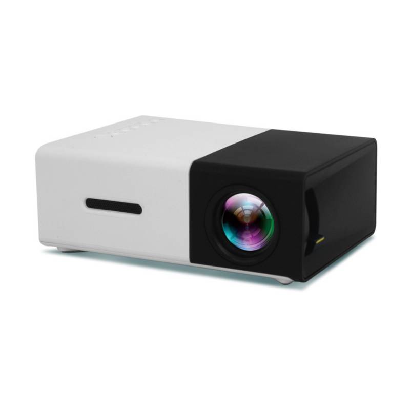 GENERICO Mini proyector portátil Home Outdoor Movie RC con HDMI USB