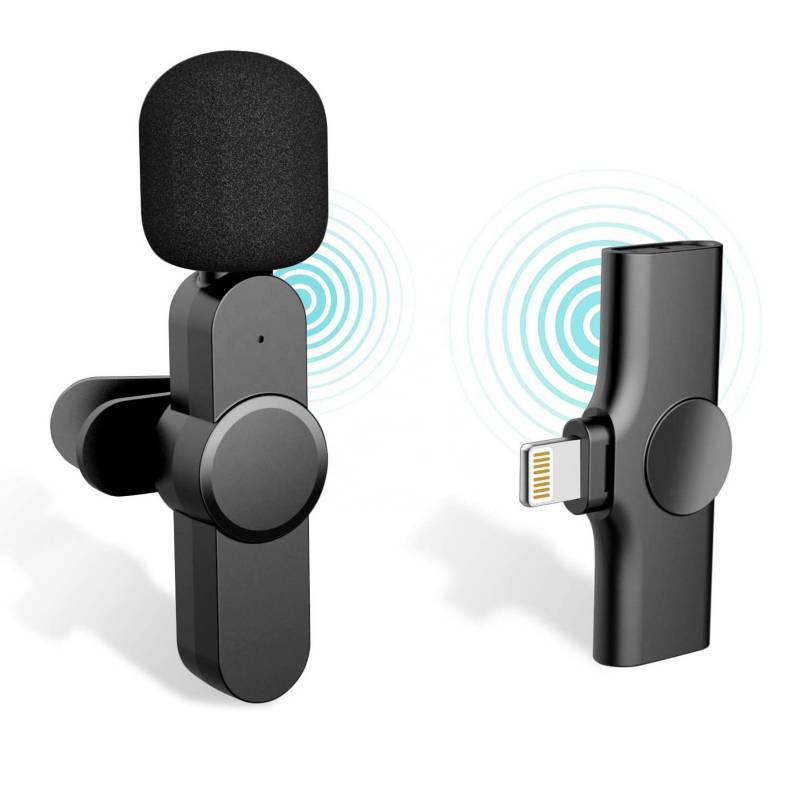 Micrófono inalámbrico Lavalier para teléfono (USB C) Plug-Play