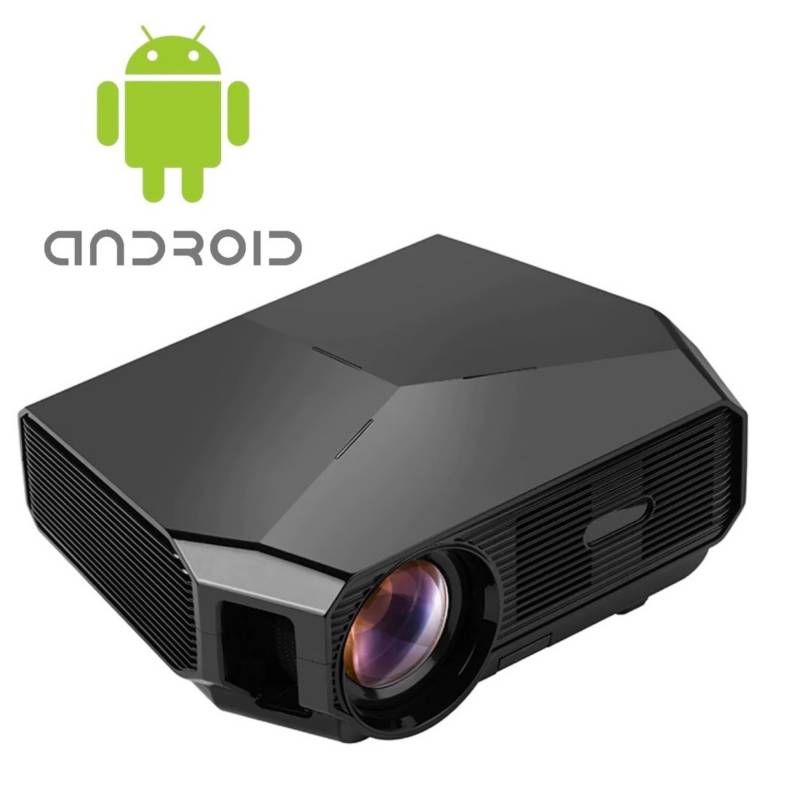 CASTLETEC Proyector Led A4300 PRO Android WIFI Full HD 1080P 4800 Lux 230  ANSI