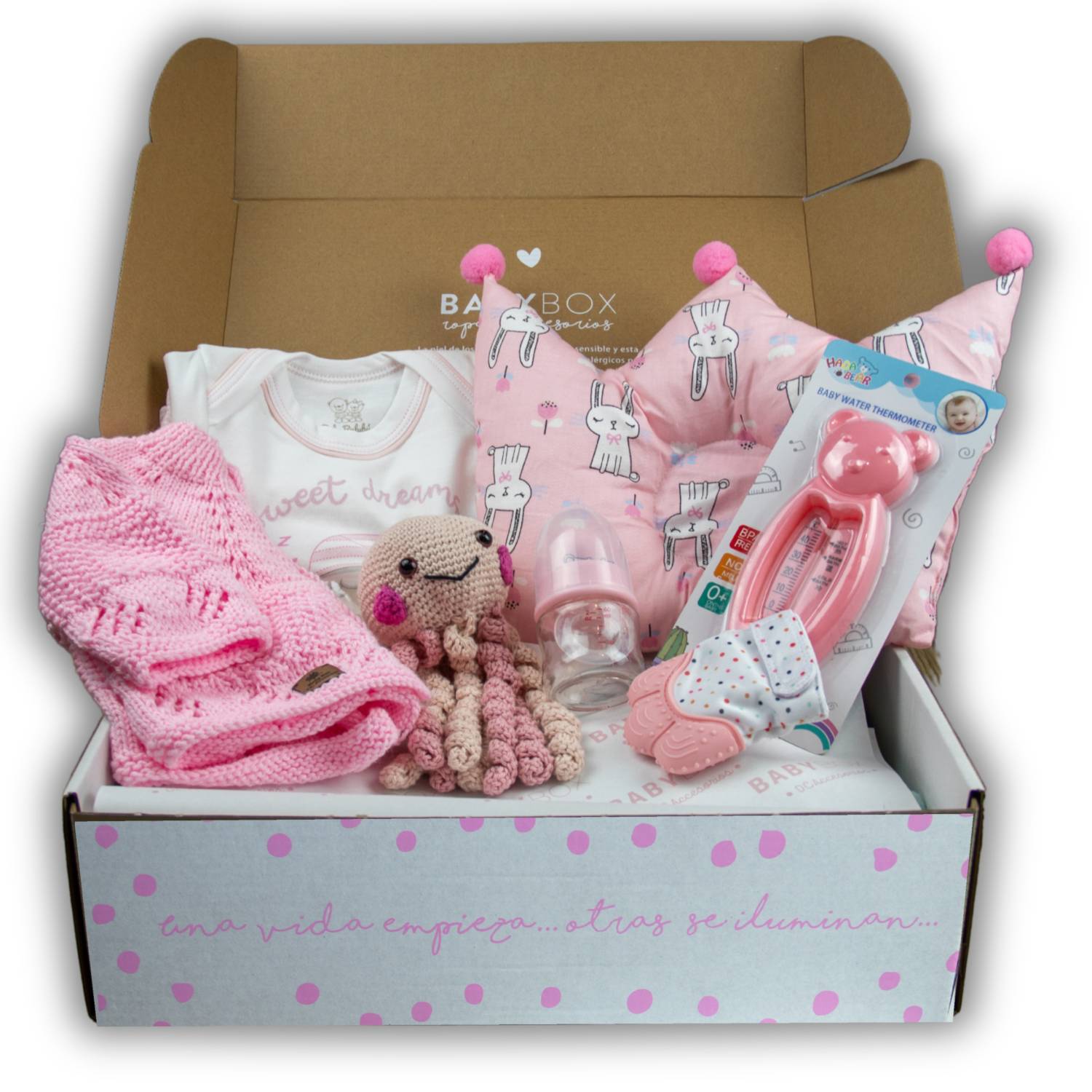 Caja de regalo para bebés recién nacidos, Género neutro, Niña